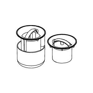 TECE replacement part: TECEdrainpoint S odour trap set for DN100 drains