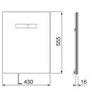 Splachovací deska TECElux s elektronikou sen-Touch...