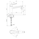 "Ideal Standard CeraPlan III" virtuvės maišytuvas