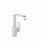 Hansgrohe Metropol 230 basin mixer with crosshead handle and push-open valve, chrome