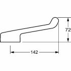 Hansa Hansamedipro security lever 0246 (chrome)