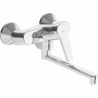 Hansa Polo kitchen sink mixer tap (chrome), spout 284 mm