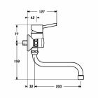 Hansa Hansavantis Style Grifo monomando de pared para...