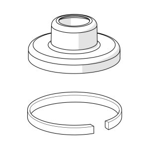 Ροζέτα Hansa 70 mm (χρώμιο) πλήρης