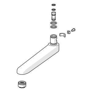 Hansa spout 170 mm