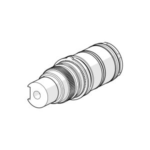 Hansa control unit for hot/cold reversed connections