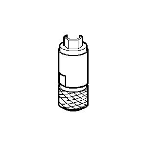 Hansa coupling with backflow preventer