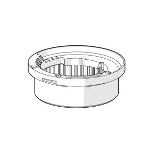 Hansa hot water stop valve