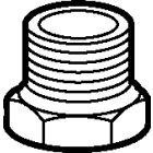 Ficha Hansa G3/4 f. Termostatos UP