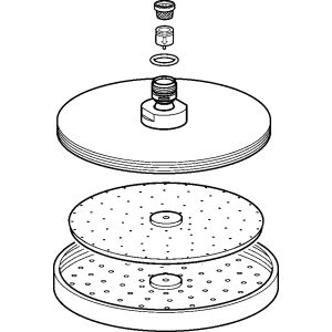 Hansa duş başlığı komple (krom)