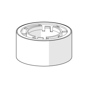 Hansa Sockel d: 62 x 30 mm (chrom)