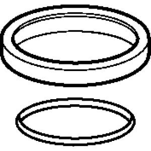 Hansa Rosette komplett zu Einzellösung d:72 mm