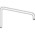 Hansa shower arm