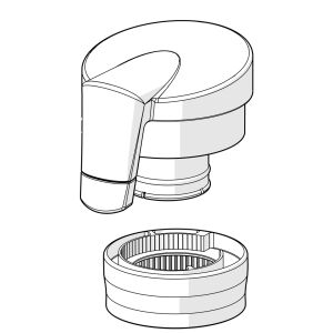 Hansa Temperatureinstellgriff zu 6514 Fit