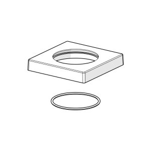 Hansa Rosette 75 x 75 mm complete for individual solution