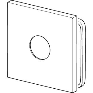 Hansa roosiline dušiotsik 150 x 150 mm 59914419