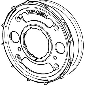 Suporte de rosa Hansa com vedante 59914420