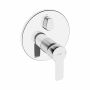 Hansa Ligna Fertigset bathroom tap (chrome), concealed, round rosette, with security device