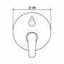 Hansa Hansapinto Fertigset Einhand- WA-Batterie , 8526 (chrom)