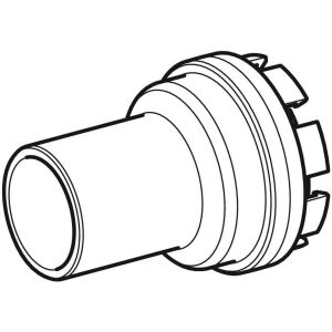 Geberit Abgangsrohr PP/PE 40/40 zu Geberit Duschwannenablauf d90