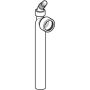 Geberit connection bend with hose connection d19-23