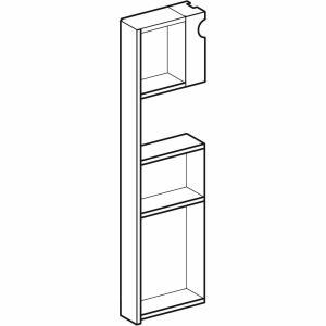 Geberit Pull-out complet stânga pentru modulul sanitar Geberit Monolith pentru chiuvete