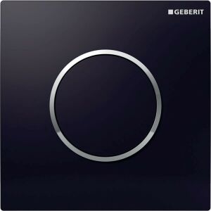 Geberit Sigma10 urinal flush plate, black