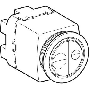 Μοχλός μοχλού Geberit για καζανάκι WC με πνευματική βαλβίδα καζανάκι 2 τεμαχίων καζανάκι γυαλιστερό επιχρωμιωμένο