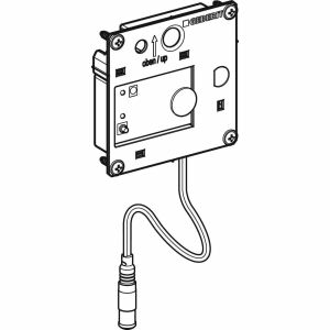 "Geberit" elektroninis pisuaro valdymo modulis paslėptas