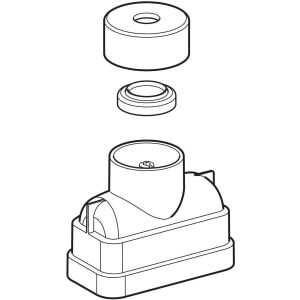 Geberit ventilation cap for Geberit washbasin connection Clou