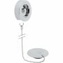 Geberit installation kit for bath tub drain with plug and 52cm chain