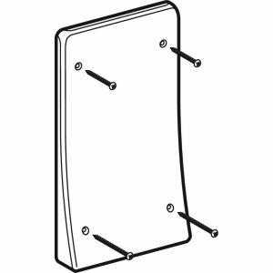 Geberit Plaque de recouvrement Geberit pour siphon encastré pour lavabo