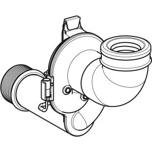 Geberit odor trap with sensor vertical outlet d50