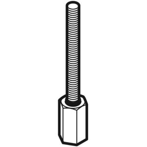 Geberit threaded pin with extension nut