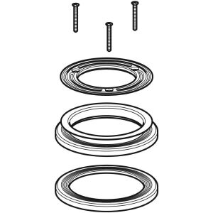 Geberit clamping flange, for Geberit shower tray drains d90