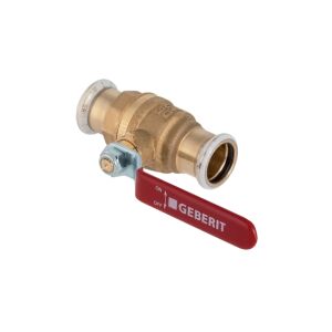 Geberit Mapress ball valve with 35 mm operating lever