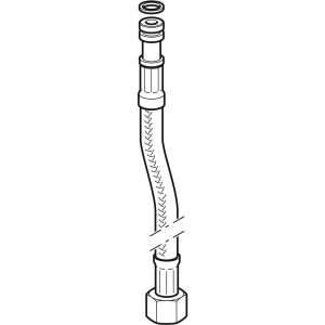 Manguera reforzada Geberit para agua fría para grifería Geberit tipo 185/186