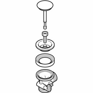 Комплект за отводняване на мивка Geberit