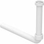 Rallonge Geberit pour raccord de robinet de lavabo blanc alpin