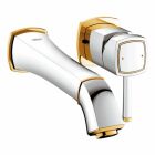 Grohe 2-Loch-WT-Batterie Grandera 19930 Wandmontage FMS für 23319 chrom/gold