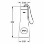 Grohe Red Thermo drinking bottle 40919 made of stainless steel, volume 450 ml