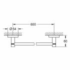 Wieszak na ręczniki Grohe Essentials 40366 600mm nikiel