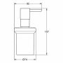 Grohe Essentials 40394 soap dispenser for Essentials/Cube brushed nickel holder