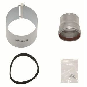 Vaillant adapter from 60/100 mm to 63/96 mm aluminum