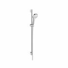 Hansgrohe Croma Select S Brauseset Multi EcoSmart mit Brausestange 90 cm, weiß/chrom