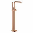 Grohe Essence floor-mounted bath mixer, exposed assembly set, warm sunset