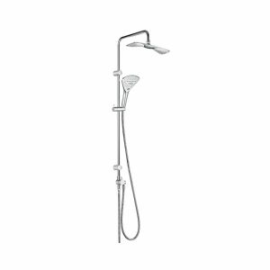 KLUDI FIZZ Dual Shower System avec douche de tête FIZZ à 2 chambres, chromée