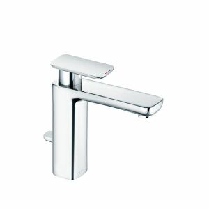 KLUDI E2 washbasin tap 120 mm with drain, chrome