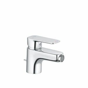 KLUDI PURE & STYLE Bidet Armatur, mit Metallablaufgarnitur, chrom