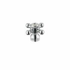 KLUDI replacement part cross handle with cover hot chrome